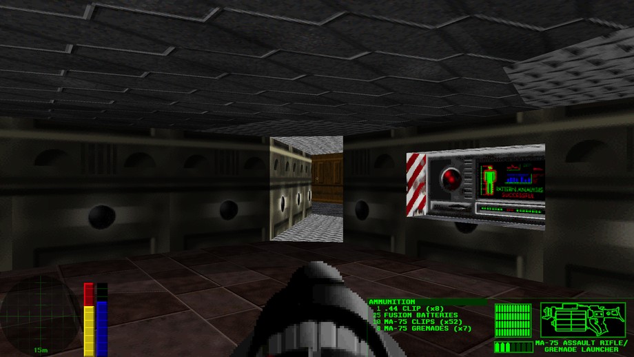 Screenshot titled "Look at the tasteful ammo counters!"